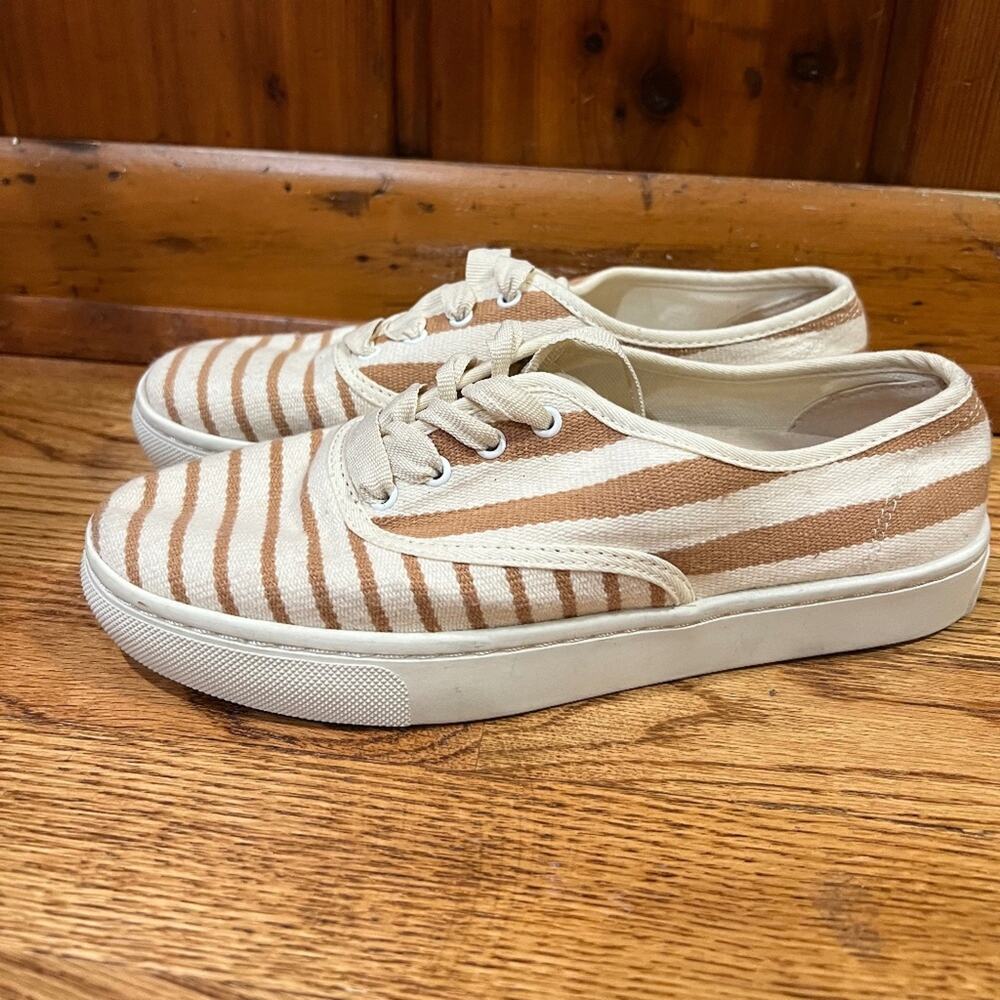 Soludos Marin Stripe Canvas Sneakers sz 6